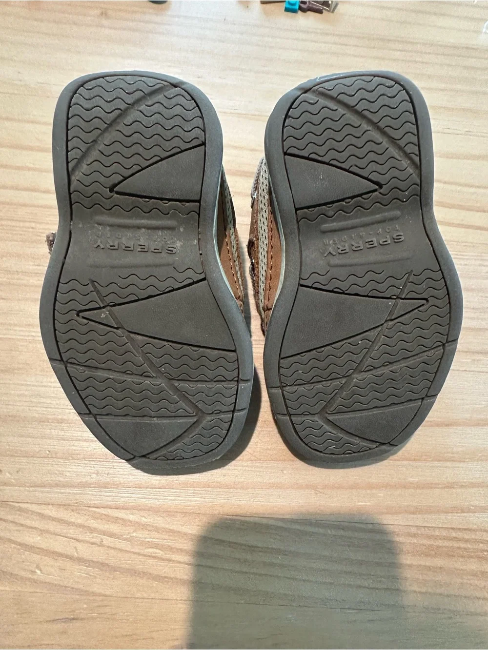 Kids Brown Boat Shoes